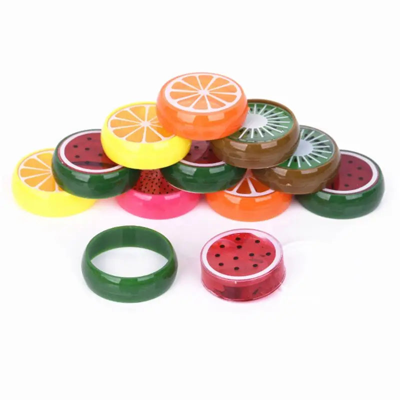 4Pcs Fruit Slime Toy