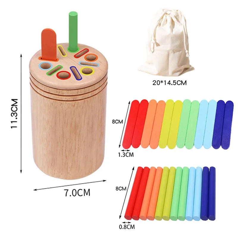 Montessori Wooden Matching Toys