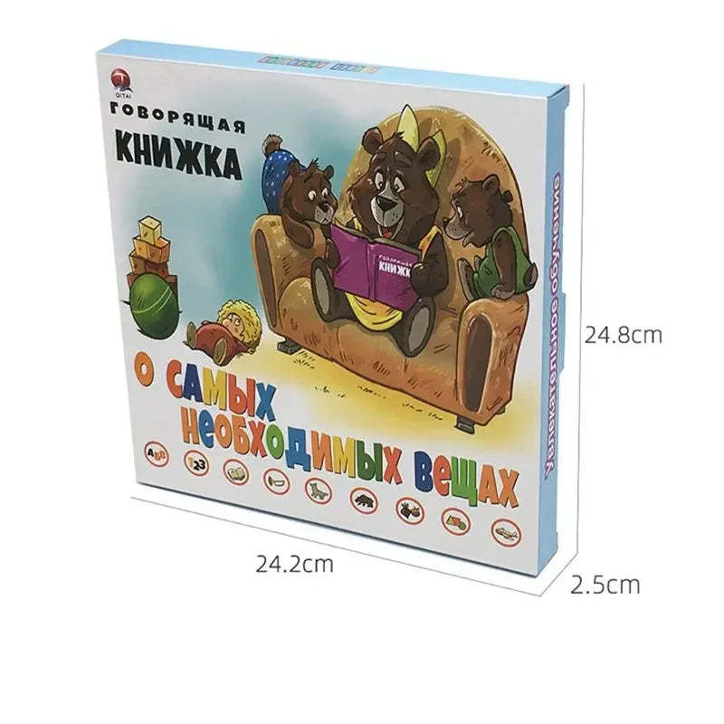 Russian Electronic Sound Book Educational Book Toy