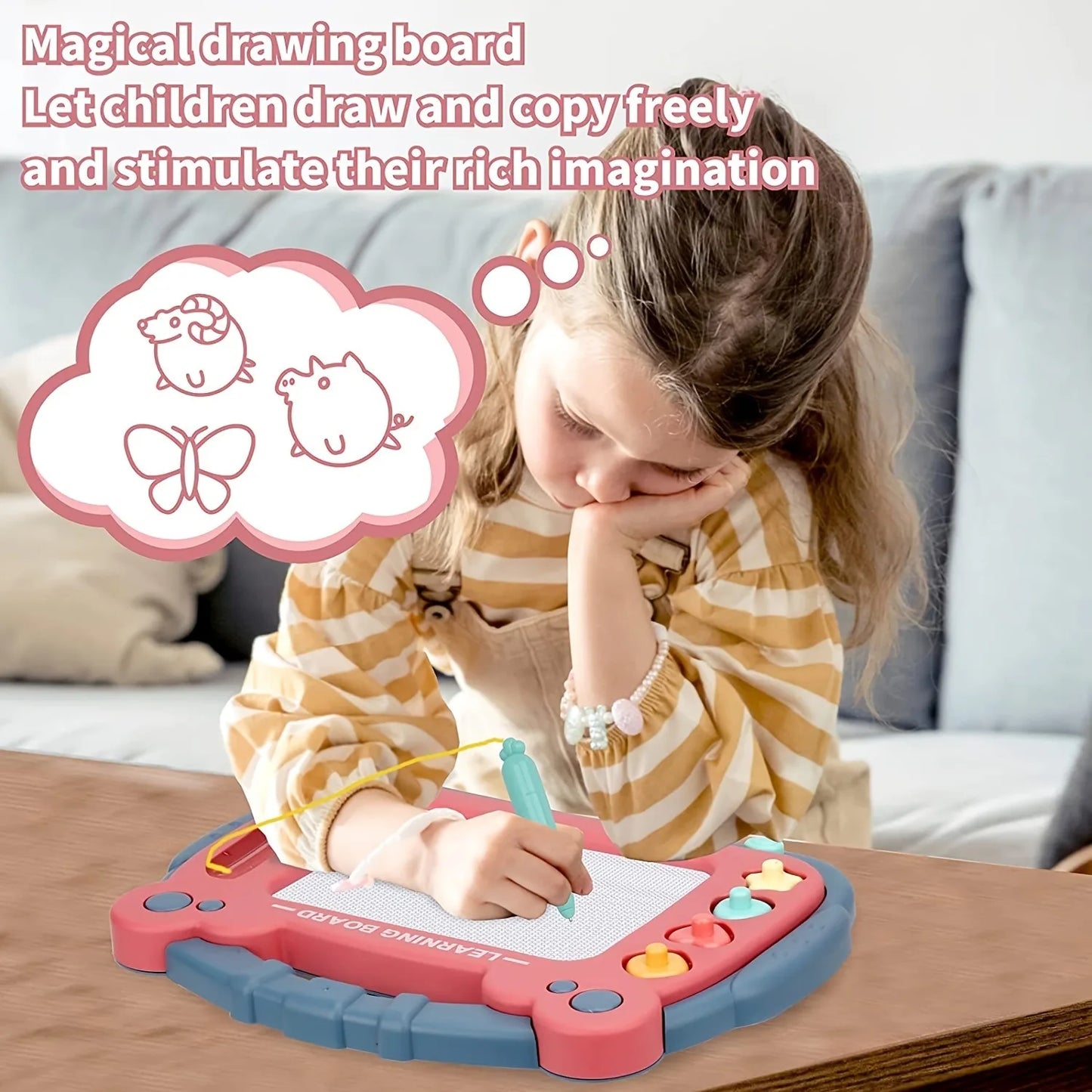 Magnetic Drawing Board Learning Toy