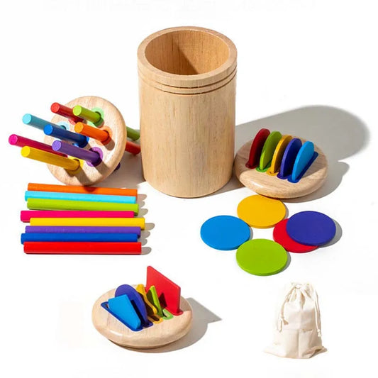 Montessori Wooden Matching Toys