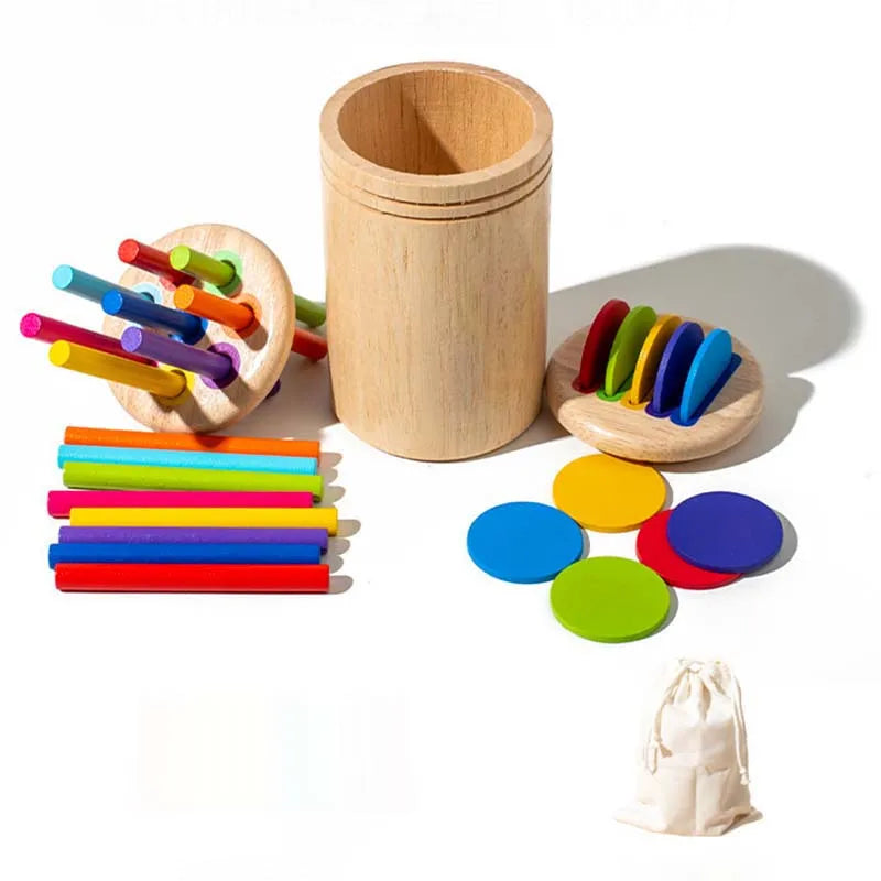 Montessori Wooden Matching Toys