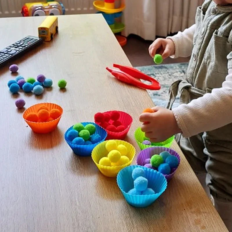 Fine Motor Skill Matching Game Learning Counting Toy