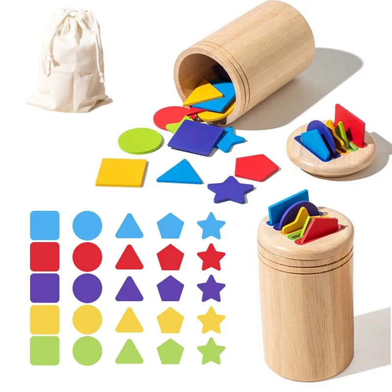 Montessori Wooden Matching Toys