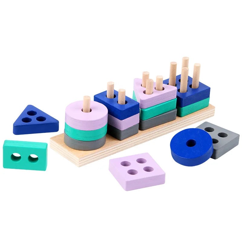 Building Blocks Wooden Montessori Toy