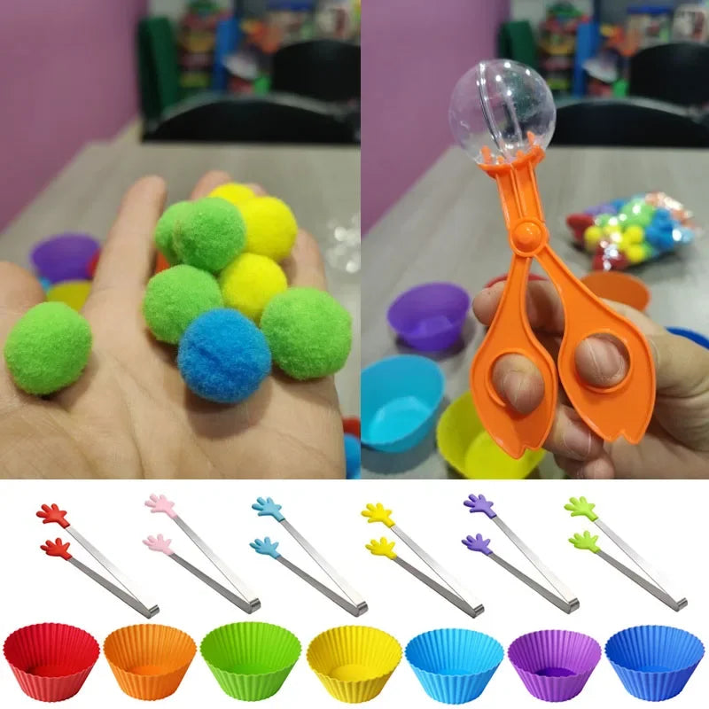 Fine Motor Skill Matching Game Learning Counting Toy