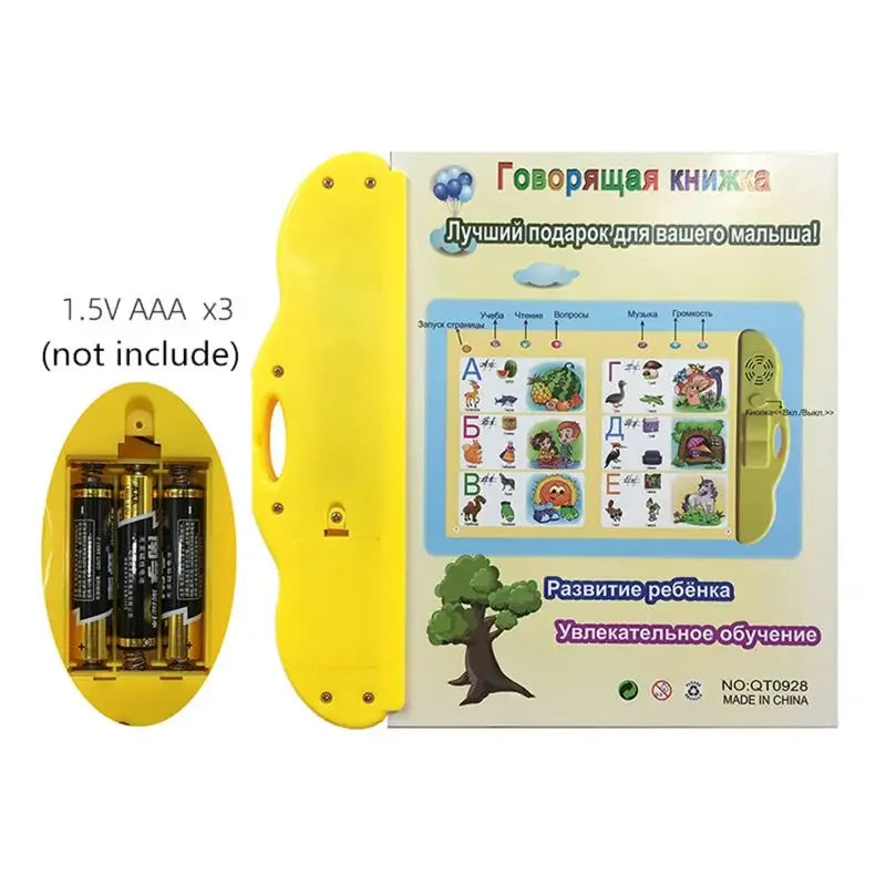 Russian Electronic Sound Book Educational Book Toy