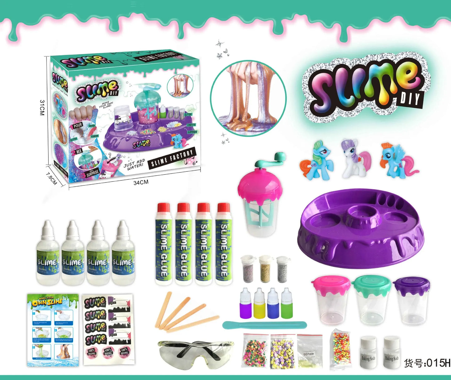 Making Kits Science Experiments Kit DIY Glitter Slme